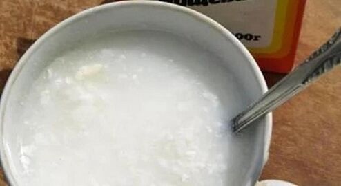 Baking soda solution to increase a member