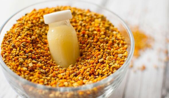 A man will stay in shape by consuming royal jelly and bee bread